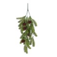 thumbnail image 1 of 2 agujas navideñas grandes de 30 pulgadas con forma de lágrima y vegetación navideña artificial para decoración de mesas y puertas navideñas, 1 of 7