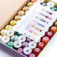 thumbnail image 3 of Simthread Embroidery Machine Thread Polyester 63 Brother Colors 40WT 550 Yards, 3 of 6