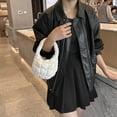 thumbnail image 3 of Bolso Mujer Bolsos Plisado Nube Ligero Tote Soft Commute Blanco, 3 of 6