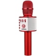 thumbnail image 1 of Micrófono para karaoke BONAOK inalámbrico Bluetooth Q37 rojo, 1 of 7