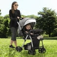 thumbnail image 4 of Jeep Unlimited Reversible Handle Stroller, Grey Tweed, 4 of 13