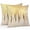 White Light Gray Lemon Yellow Light Yellow, variant on Throw Pillow Covers 24x24 Inch Set of 2, Abstract Gold Waterproof Outdoor Pillow Covers, Modern Brush Luxury Strokes Artwork Decorative Cushion Pillowcases for Couch, Sofa, Bed, Garden, Patio