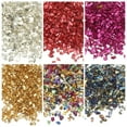 thumbnail image 1 of 6 Colors Crushed Glass Chips, 1-3mm Irregular Glitter 31.5g, Multicolored, 1 of 6