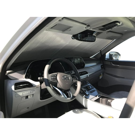 HeatShield, The Original Windshield Sun Shade, Custom-Fit for Hyundai Palisade SUV 2020, 2021, Silver Series