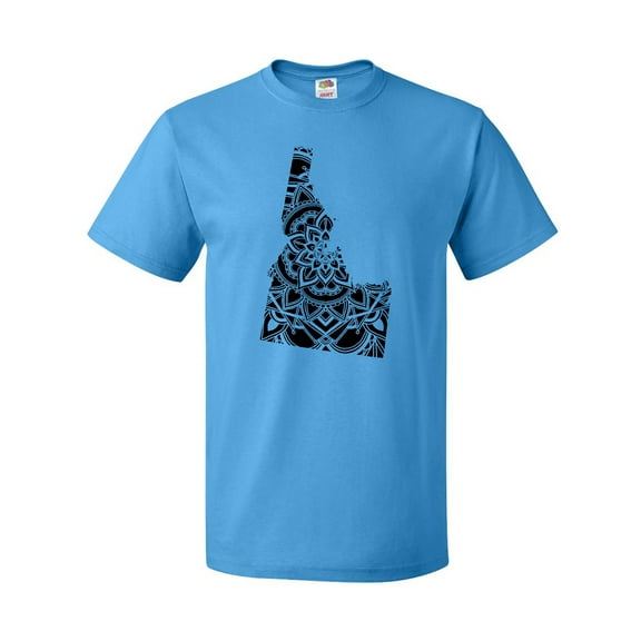 Inktastic Idaho Silhouette Mandala T-Shirt