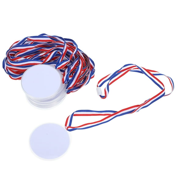 BESTOYARD 10Pcs Blank Medals for Awards with Versatile Use As Decorative and Reward Medals