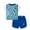 z260107-D-Blue, variant on XEGLSBU Boy's Outfits Sports Sets Short Sleeve T-Shirt and Mesh Shorts Outfit Set Toddler to Big Boys Grey Size 7-8 Years
