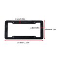 thumbnail image 4 of maskred Plastic Car License Plate Frame Scratch Resistant Decoration Weather Resistant Durable ABS Washable, 4 of 6