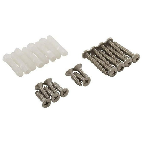 Aquastar Pool SCW1020 No. 10 Stainless Steel Screw for Wav Grates - 5 Bags per Case - Pack of 4