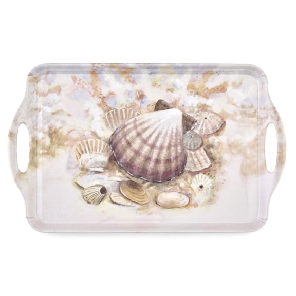 Pimpernel Beach Prize Large Melamine Handled Tray - 19.25" x 11.5"