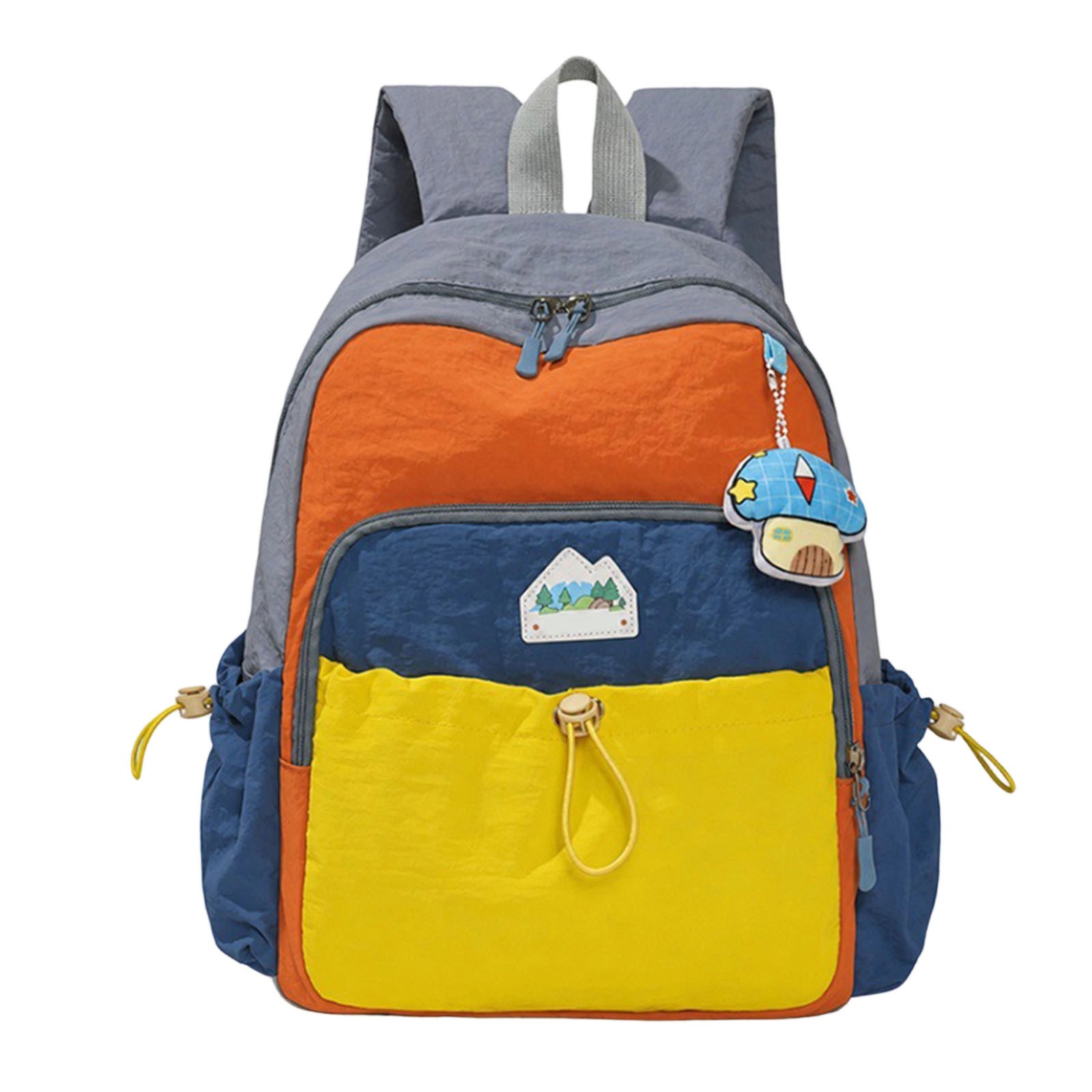 Mochila para niños, regreso a clases, color patchwork, preescolar, niños pequeños, liviana, deportiva, para ir al trabajo, uso diario, casual, viajes al aire libre 3