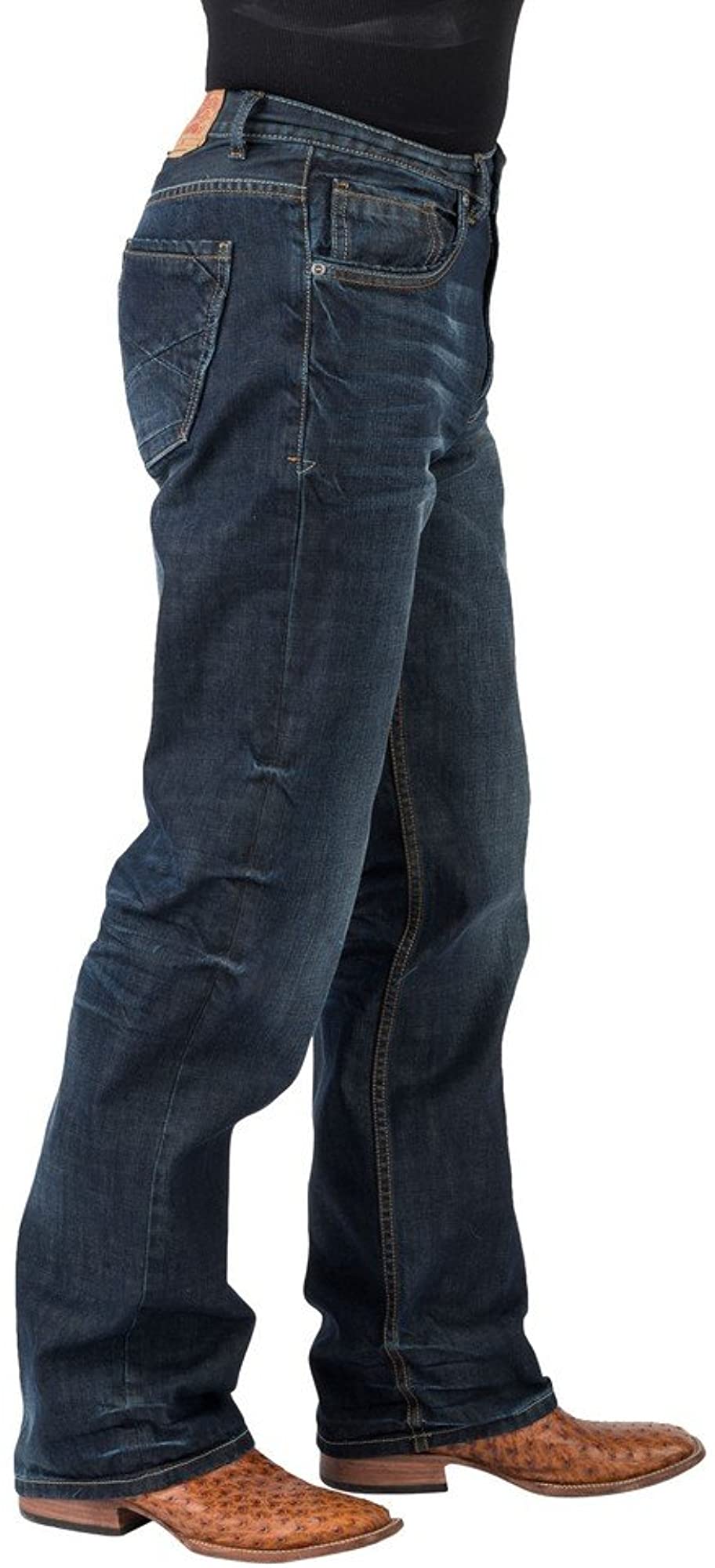 Stetson Mens Modern Fit Bootcut Jeans 