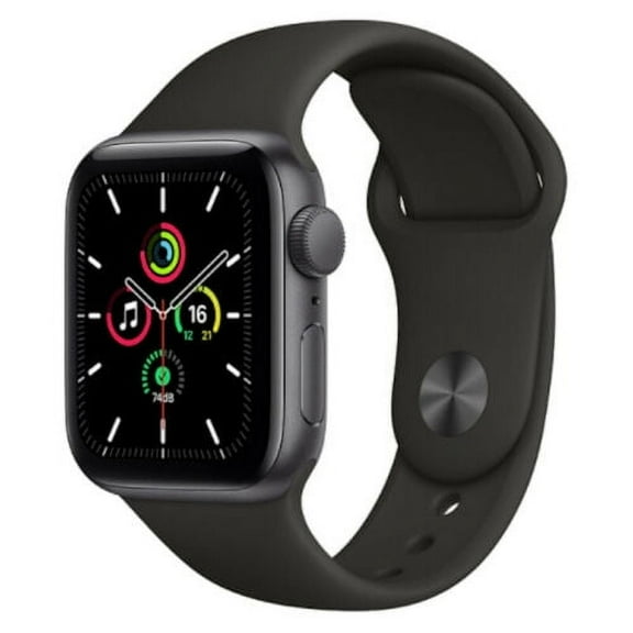 Pre-Owned Apple Watch SE GPS   Cellular 44 mm Space Gray Aluminium Black Sport Band - Good
