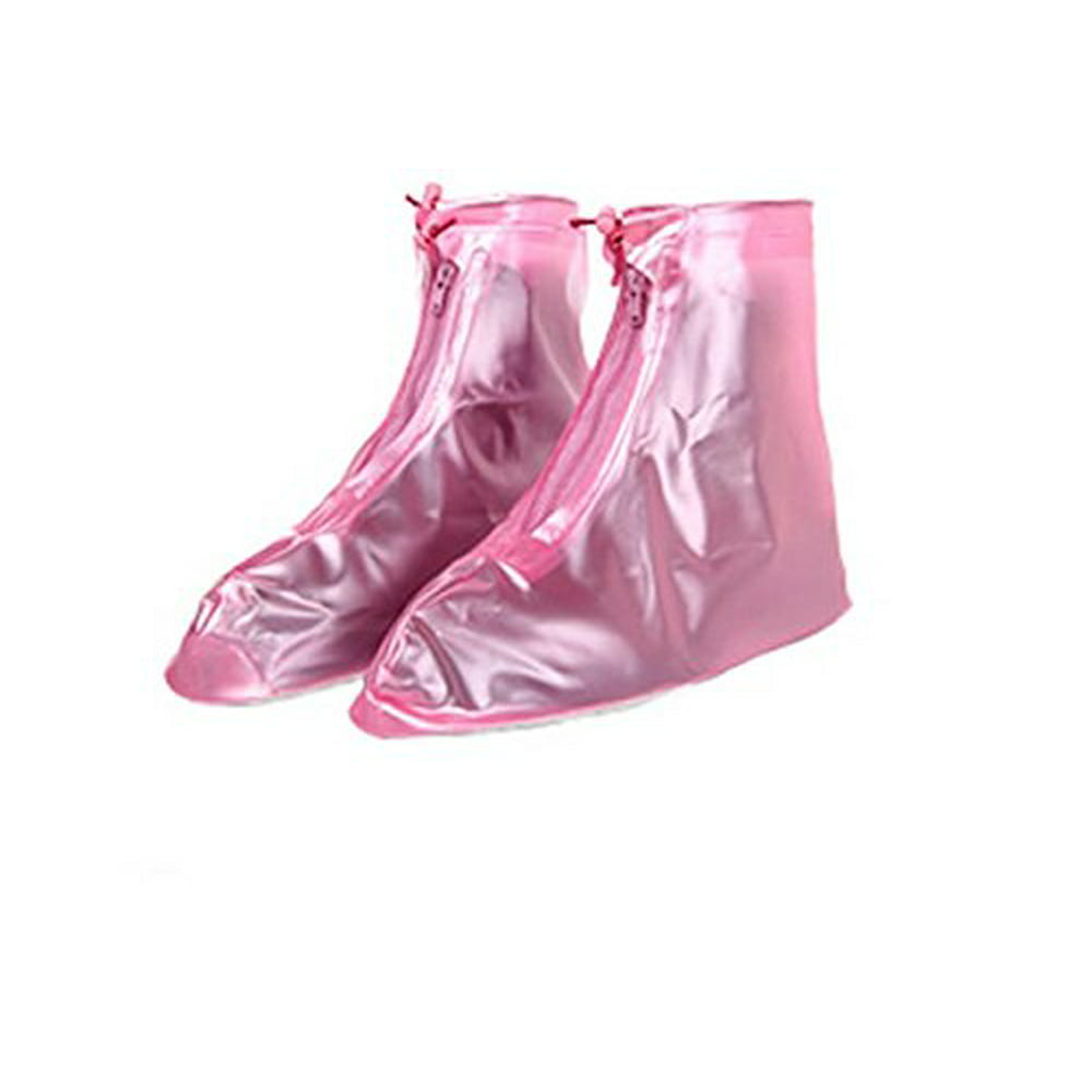 SHOEGIRLS Reusable Waterproof Slip-resistant Shoe Cover Women/Girls L ...