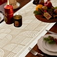 thumbnail image 4 of Sentmoon Nappe Imprimée Florale Décorative Chemin de Table 120x30cm, Drapeau de Table Vintage en Lin pour Salle à Manger, Table à Thé Ou Tapis de Protection contre la Chaleur pour les Fêtes, Prix Hebdomadaire & Offres Spéciales, 4 of 6