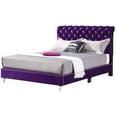 thumbnail image 2 of Glory Furniture G1941-QB-UP Purple Upholstered Bed, 2 of 2
