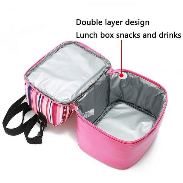 Sac à Déjeuner Isotherme, Boîte à Lunch Pour Femmes, Hommes, Enfants, Adultes, école, Travail, Pique-nique