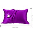 thumbnail image 2 of Funda de almohada multicolor de poliéster, funda de almohada de repuesto para cama, accesorios para ropa de cama, morado sidaley HA7061-09B, 2 of 7