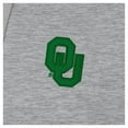 thumbnail image 2 of Men's-Antigua  Heather Gray Oklahoma Sooners St. Patrick's Day Fleece Raglan Victory Pullover Hoodie, 2 of 2