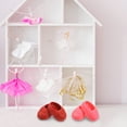 thumbnail image 4 of CIMAXIC 4 Pairs Newborn Baby Shoes Plastic Assorted Color Comfortable Flats for Dolls Parties, 4 of 8