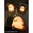 thumbnail image 5 of Luz nocturna infantil de pato emo, luz nocturna de silicona premium para niños, linda lámpara de silicona regulable para un ambiente relajante a la hora de dormir., 5 of 5