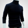 thumbnail image 4 of Mens Winter Warm Cotton High Neck Pullover Sweater Tops Turtleneck, 4 of 4