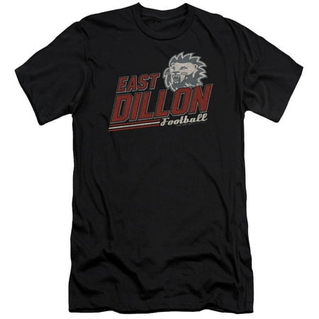 Friday Night Lights TV Series East Dillon Football Black Adult Slim T-Shirt