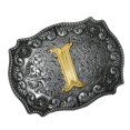 thumbnail image 1 of Hebil de Cinturón Alfabeto, Hebils Grandes Pteado Dorado de Vaquero Occidental, 26 Seleccionar yo Macarena Los hombres hebilla de cinturón, 1 of 8