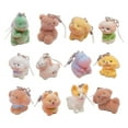 thumbnail image 4 of Miniature Resin Flocking Creature Keyring Sturdy Pocket Accessory Keychain Decoration For Kids Adults, 4 of 7
