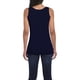 thumbnail image 3 of Gildan- Camiseta de tirantes larga para chica (Azul marino), 3 of 3