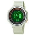 thumbnail image 2 of SKMEI Digital Watch for Men & Women, Model 1841 - 50M Water Resistant with EL Backlight, 1/100 Sec Stopwatch, Daily , Countdown Timer, Date/Week Display, Dual Time Zones, 12/24H Format - ABS, 2 of 6