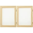 thumbnail image 2 of 2Pcs Paper Making Mold Paper Making Screen DIY Making Paper Frame Paper Making DIY Mold (Random Style Hinge), 2 of 6