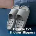 thumbnail image 4 of AUXDIQ Bathroom Slippers Women Men Non Slip House Shoes Shower Sandals Beach Pool Slides, 4 of 6
