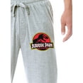thumbnail image 2 of Jurassic Park Mens' Dinosaur Film Movie Title Logo Sleep Pajama Pants, 2 of 5