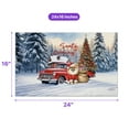 thumbnail image 5 of Santa is Coming Pomeranian Merry Christmas Xmas Noel Truck Tree Doormat Pom Dog Lover Gifts Indoor Outdoor Welcome Mat - 02023, 5 of 5