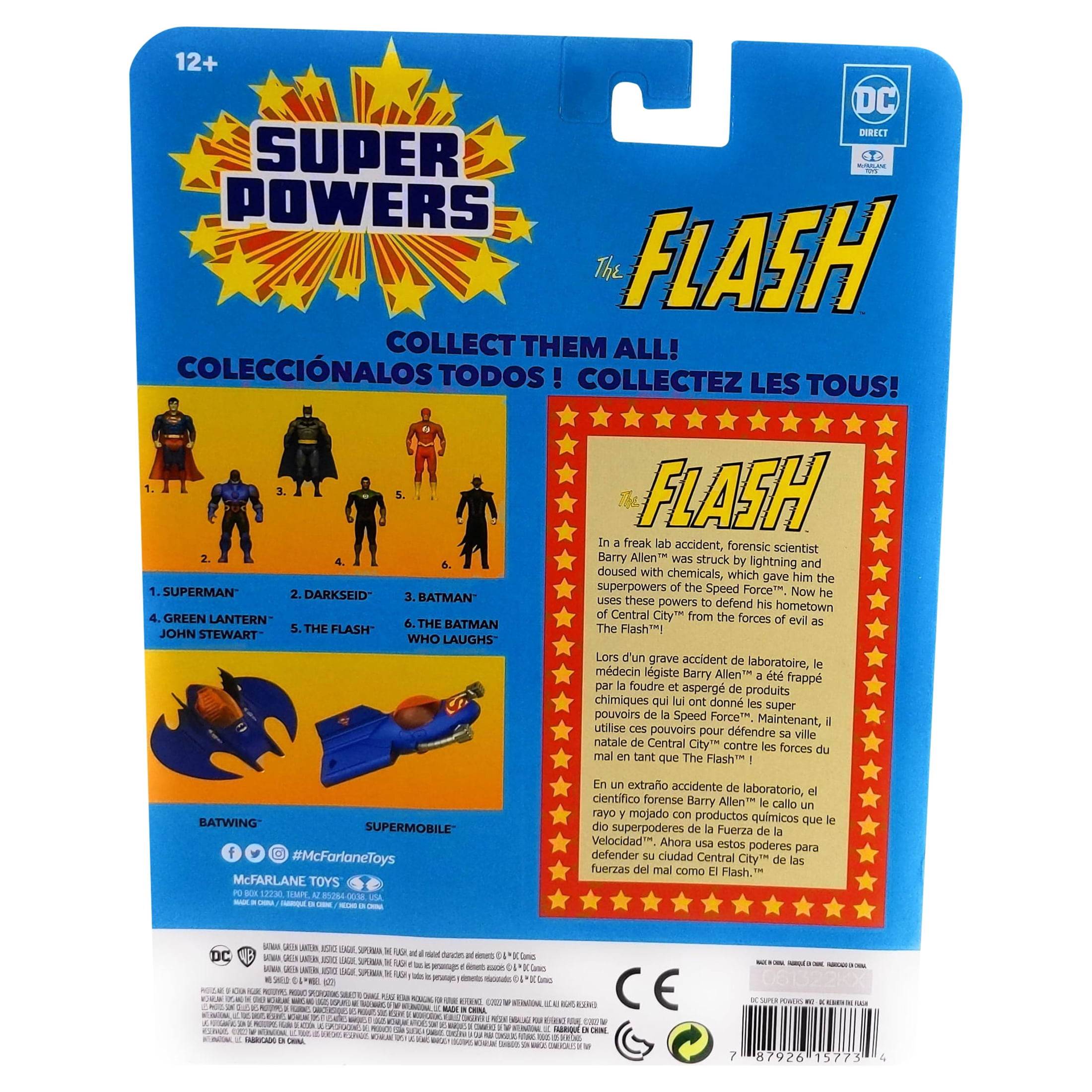 DC Super Powers 5in Figure - Rebirth The Flash, McFarlane