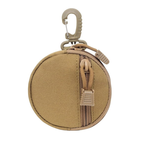 Coin Purchase Keychain, Profession Modular Lightweight Load-carrying Equipment Pouch Accessories For Men, Small Round Coin Holder Pouch As Wallet, Change Purse