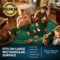 thumbnail image 5 of Poker Mat for Table Texas Holdem Blackjack Felt Game Table Top Cover Casino Quality, 5 of 8
