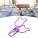 thumbnail image 5 of Clips Para Carpetas De Oficina, Clips Para Carpetas Con Forma De Oso Multipropósito Fuerza De Sujeción Fuerte Para Ropa Para Boletos Para Documentos ANGGREK Púrpura, 5 of 8
