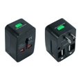 thumbnail image 1 of QVS Travel Power Adapter with Surge Protection - PA-C3, 1 of 1