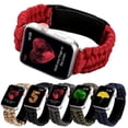 thumbnail image 2 of Adecuado para correa de Apple Watch Correa de reloj deportiva de nailon tejida con cuerda tipo paraguas para Apple Watch de 38/42/40/44 mm, 2 of 6