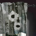 thumbnail image 3 of 3 Piece Country Farmhouse Kitchen Curtains and Valances Set for Windows Country Themed Style Kitchen Window Curtains Over Sink Decor 27.5x36 in, 3 of 6