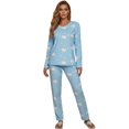 thumbnail image 1 of Pijama Afelpada Mujer Polar Pantalón Sudadera Ropa Invierno Invierno UNITALLA, 1 of 5