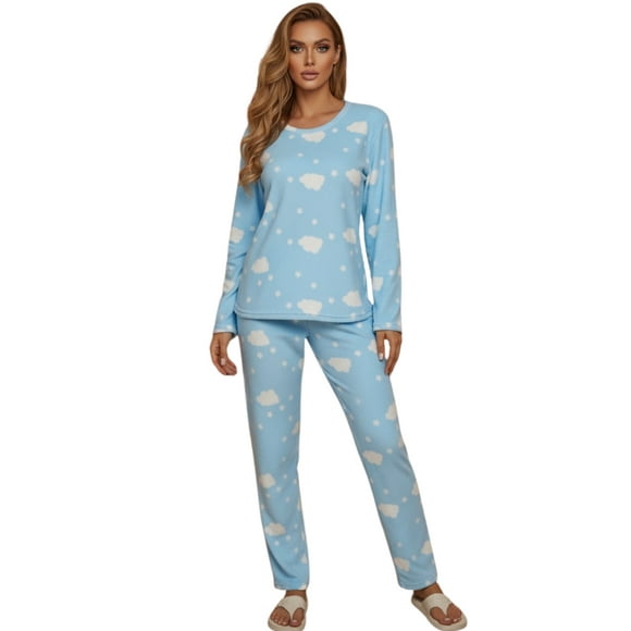 Pijama Afelpada Mujer Polar Pantalón Sudadera Ropa Invierno Invierno UNITALLA