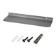 thumbnail image 1 of Estantes de Aluminio Uxcell para Pared 16" Estantes Flotantes Grises Soporte de Exhibición para Baño, 1 of 6