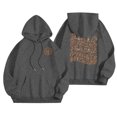 thumbnail image 1 of WEAIXIMIUNG Sweatshirts Grande Taille pour Femmes 3X Carcos Décontracté Col Rond Poche Imprimé Lettres Anglaises Hoodie, 1 of 5