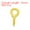 Bright Yellow, variant on Uxcell 500 Pack Small Screw Eye Hooks Mini Eyelets Screws 4x8x1mm Bronze Tone