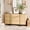Oak, variant on Modern Wooden Dresser, 18 Drawers Large Capacity Chest of Drawers with T-Shaped Wood Legs, Home Storage Organizer for Bedroom Hallway Living Room,Oak