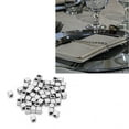 thumbnail image 1 of Stainless Steel Beads, Stainless Steel Quadrate Frame Waterproof Spacer Beads  For Bracelet For DIY Craft For Necklace, 1 of 8