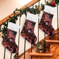 thumbnail image 4 of SKYSONIC Christmas Stockings 2PCS,Big Xmas Stockings Gift Decorations and Party Supplies,Used for Fireplace Decoration Socks-Beautiful Love Heats, 4 of 7